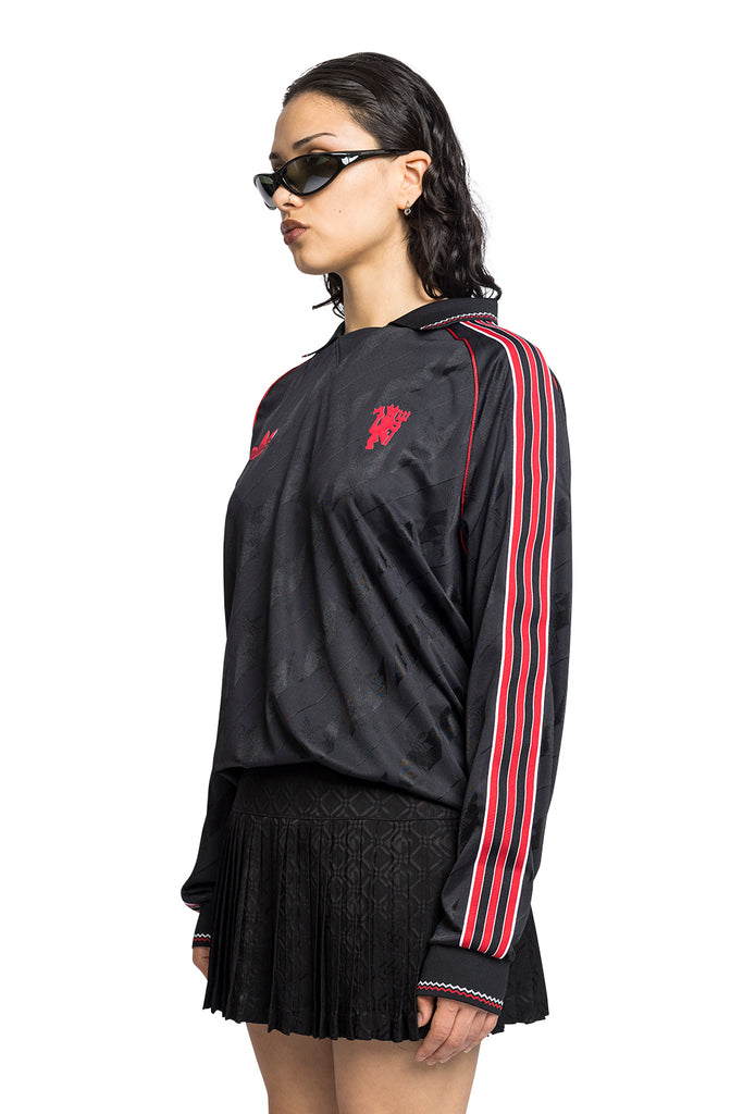 Adidas MUFC LS JSY BLACK Dark Slate Gray