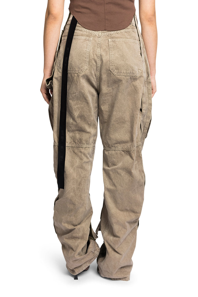 Y/PROJECT VELCRO CARGO PANTS Rosy Brown