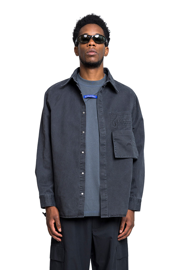 A-COLD_WALL* REVERSE SHIRT SLATE GREY Dark Slate Gray