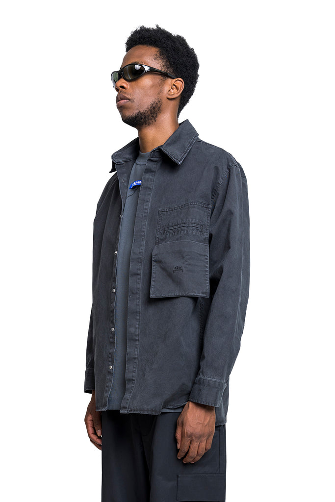 A-COLD_WALL* REVERSE SHIRT SLATE GREY Dark Slate Gray