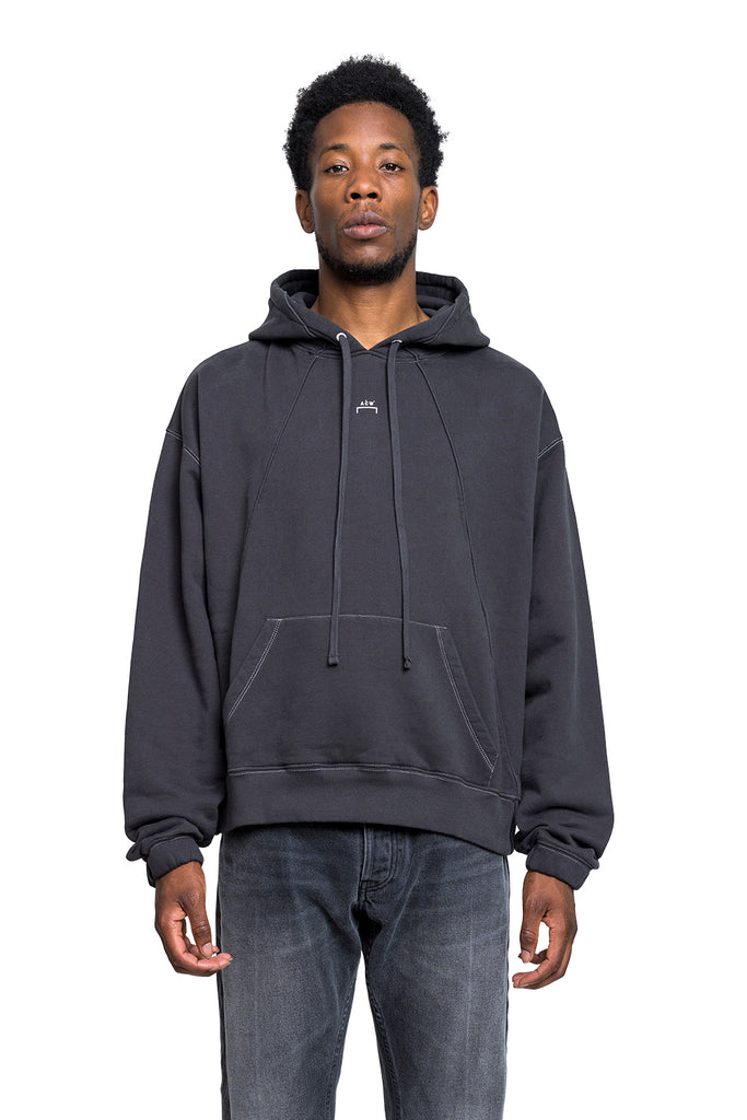 A-COLD_WALL* MILLBANK HOODIE ONYX BLACK Dark Slate Gray