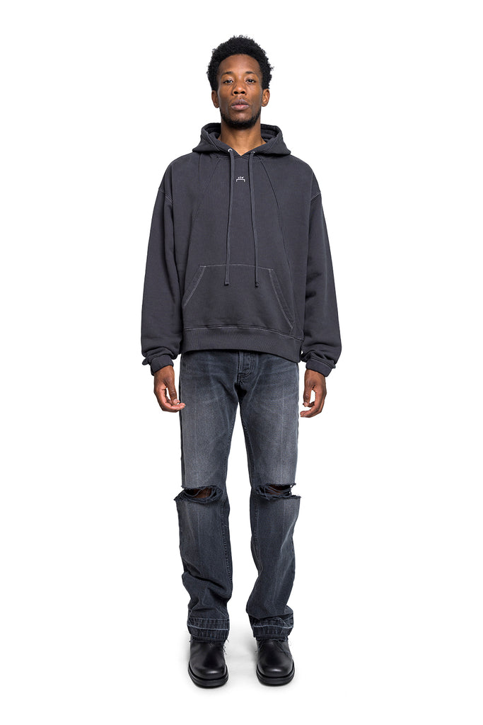 A-COLD_WALL* MILLBANK HOODIE ONYX BLACK Dark Slate Gray