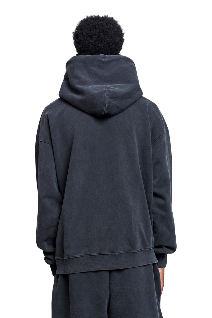 Martine Rose CLASSIC HOODIE WASHED BLACK ROSE Dark Slate Gray