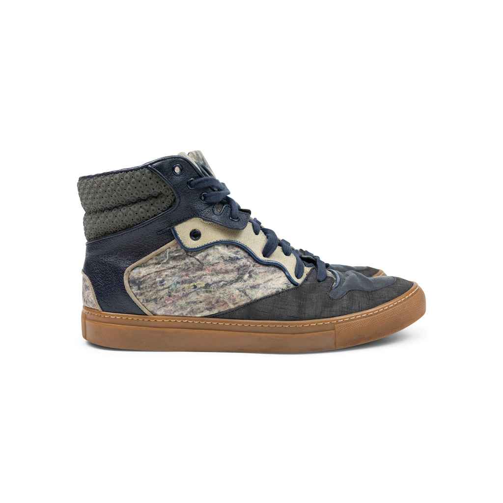 ANSH46 ARCHIVE NICOLAS GHESQUIERE HIGH TOP SNEAKER Dim Gray