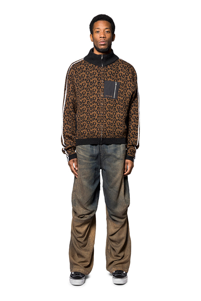 Service Area KNITTED TRACKTOP Dark Slate Gray