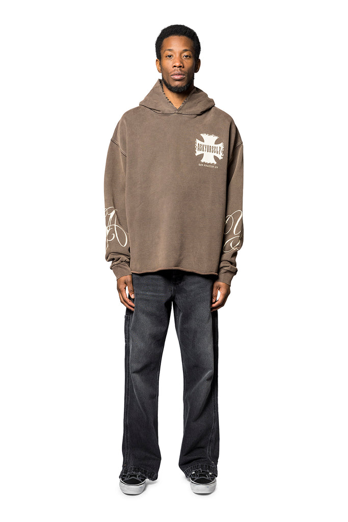 ASKYURSELF PHRASE WORK JEANS BLACK Dim Gray