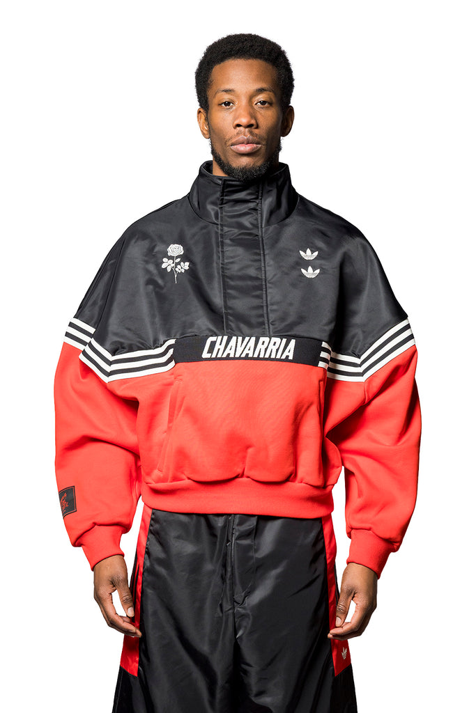 ADIDAS ORIGINALS X WILLY CHAVARRIA WC GOMEZ HALFZI BLACK/RED Tomato