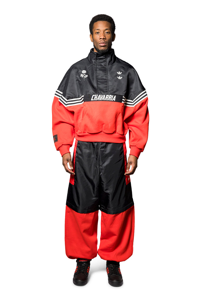 ADIDAS ORIGINALS X WILLY CHAVARRIA WC FLEECE TRACK BLACK/RED Tomato