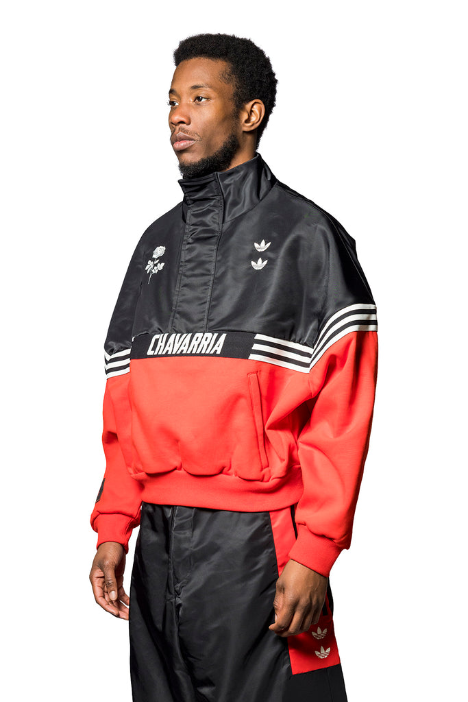 ADIDAS ORIGINALS X WILLY CHAVARRIA WC GOMEZ HALFZI BLACK/RED Tomato