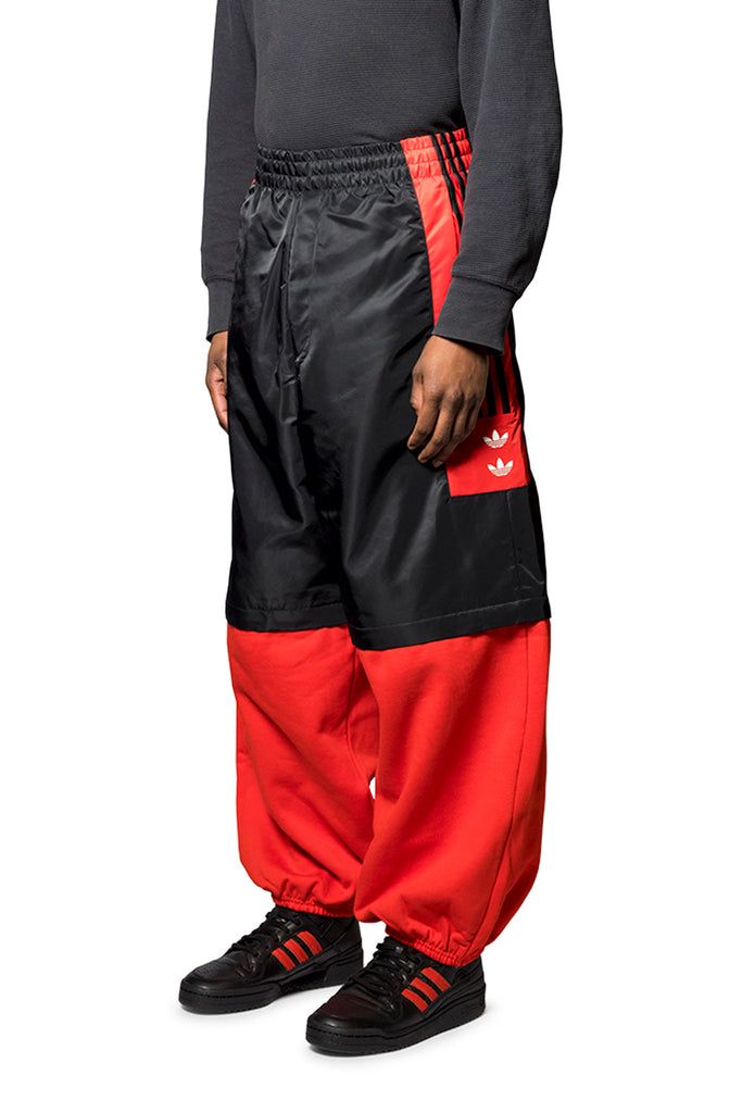 ADIDAS ORIGINALS X WILLY CHAVARRIA WC FLEECE TRACK BLACK/RED Firebrick