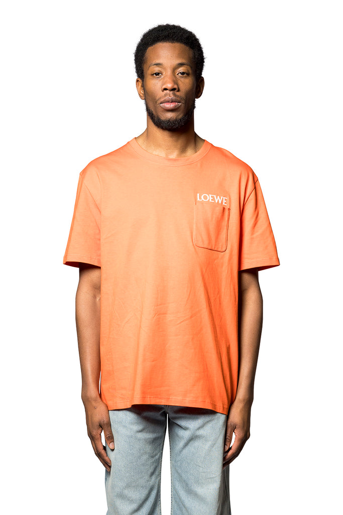LOEWE RELAXED FIT T-SHIRT ORANGE Dark Salmon