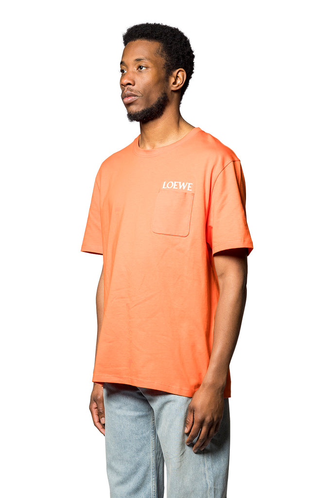 LOEWE RELAXED FIT T-SHIRT ORANGE Dark Salmon