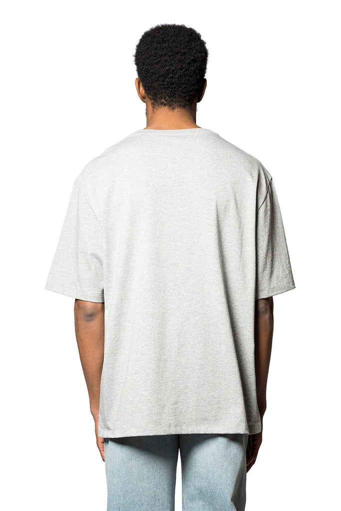 LOEWE LOOSE FIT T-SHIRT GREY MELANGE Light Gray