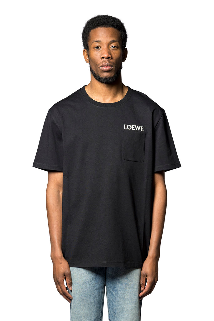LOEWE RELAXED FIT T-SHIRT BLACK Dark Slate Gray