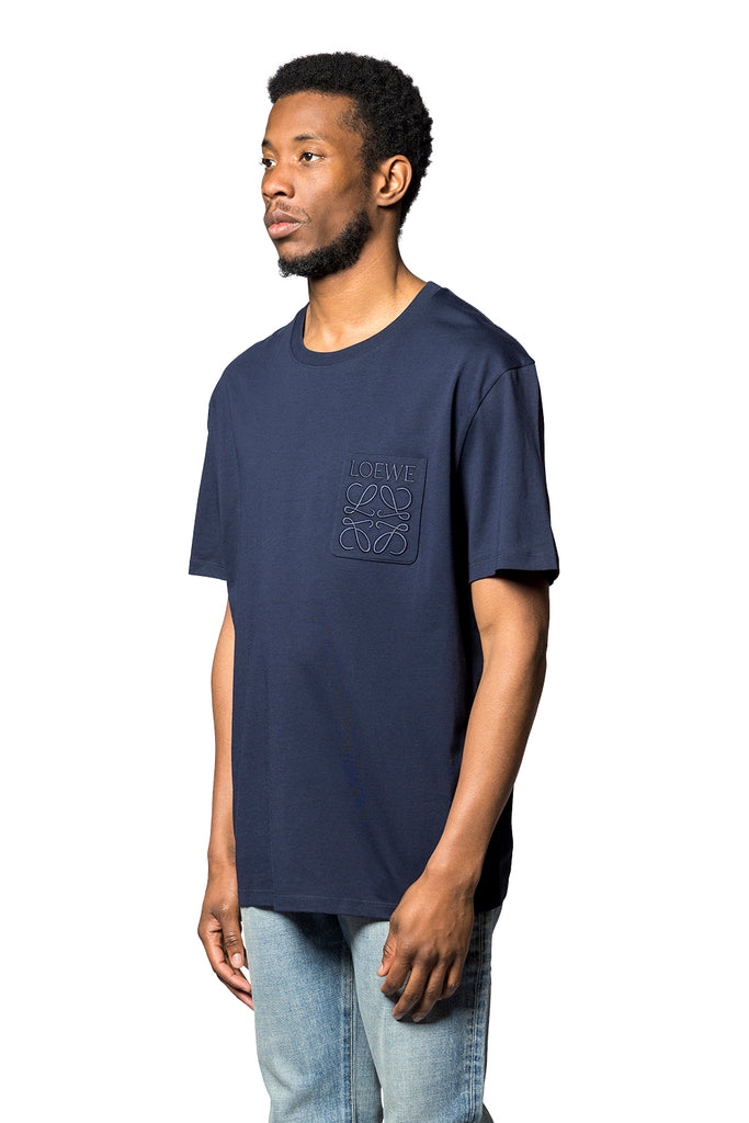 LOEWE RELAXED FIT T-SHIRT DARK NAVY Dark Slate Gray