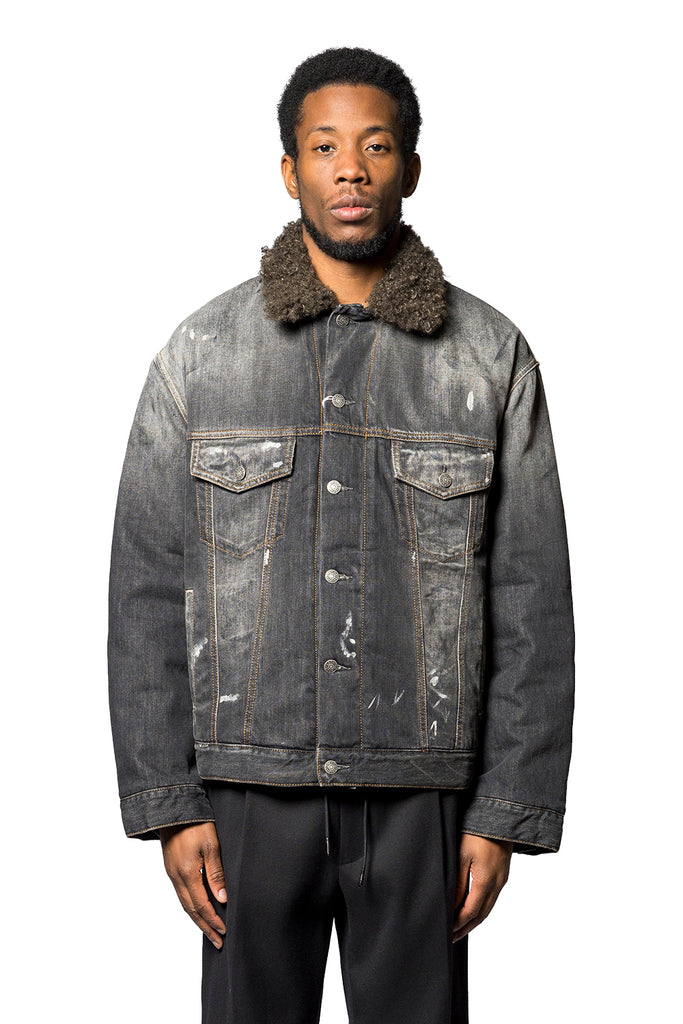 Acne Studios FN-UX-OUTW000095 BLACK Dark Slate Gray