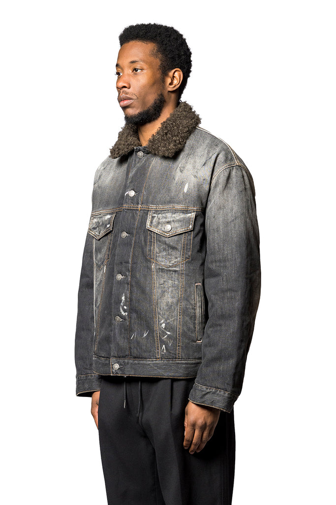 Acne Studios FN-UX-OUTW000095 BLACK Dark Slate Gray