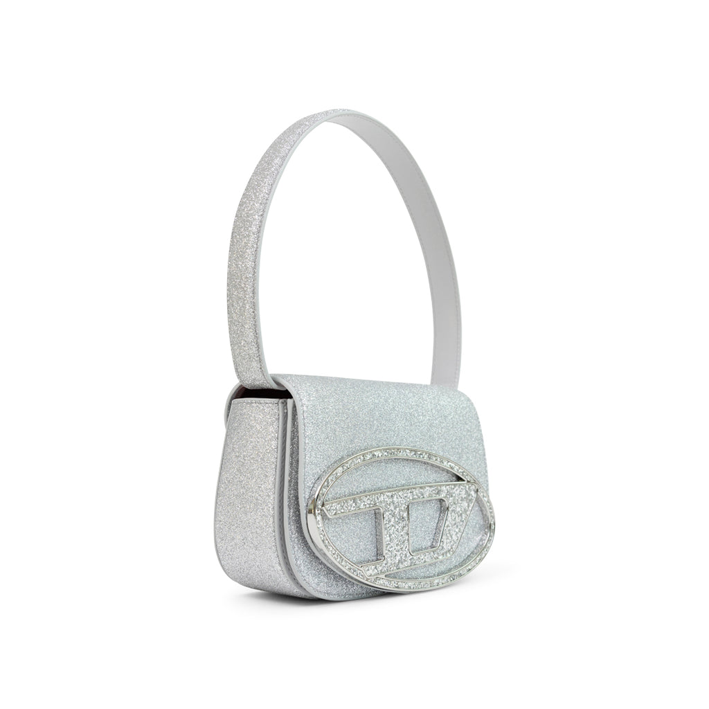 Diesel 1DR BAG GLITTER SILVER Gray