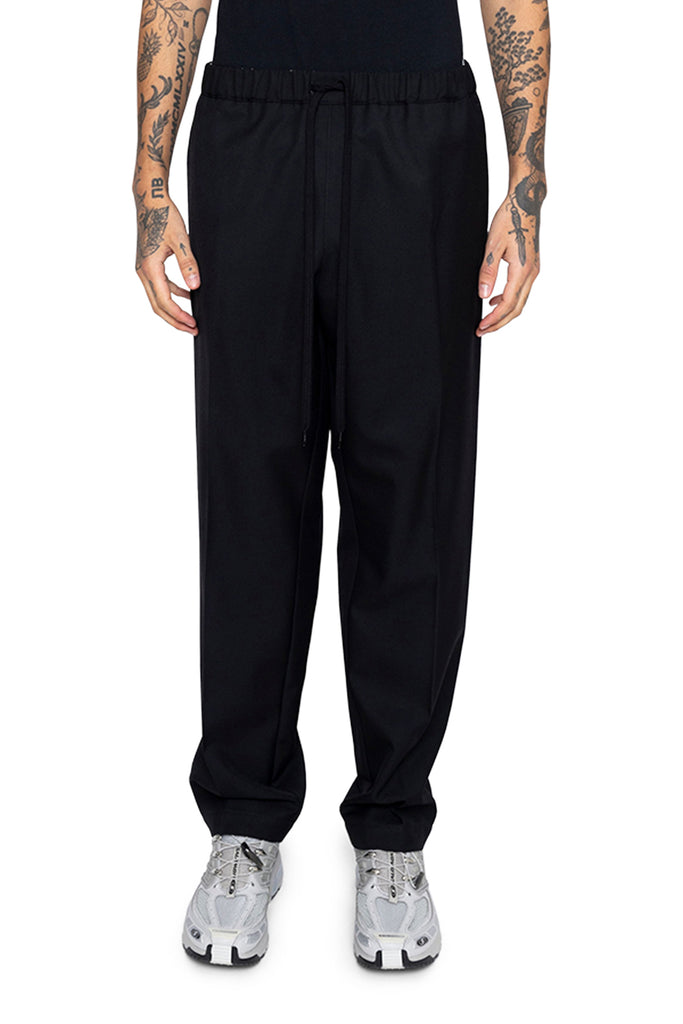 B1archive Shirred Flare Sweatpants - Black