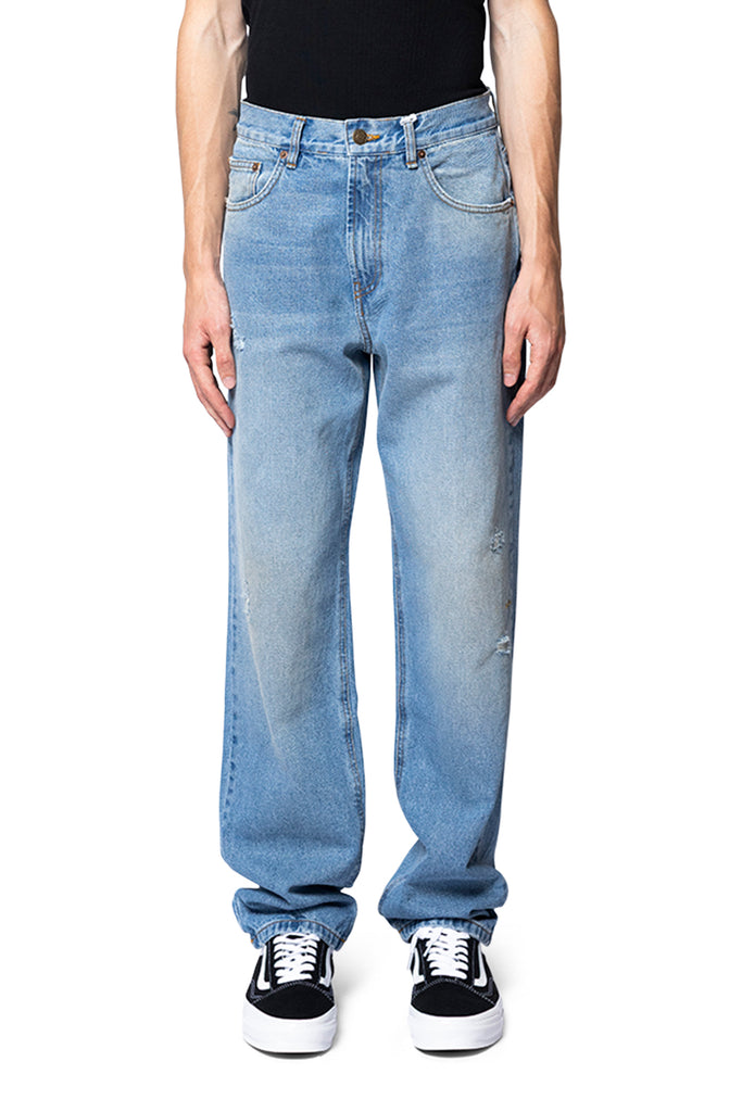 Service Area DENIM 5-POCKET PANTS Light Slate Gray