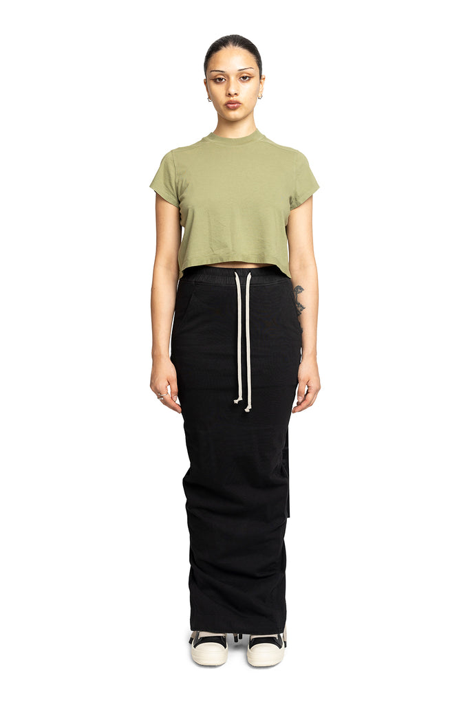 Rick Owens DRKSHDW PULL ON PILLAR SKIRT BLACK Tan