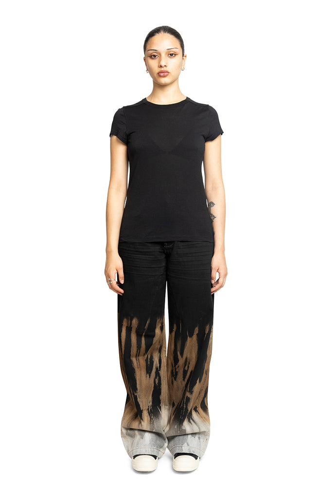 Rick Owens DRKSHDW KNIT CROPPED LEVEL T BLACK Tan