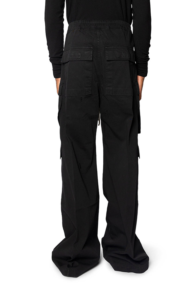 Rick Owens DRKSHDW DOUBLE CARGO JUMBO BELAS BLACK Black