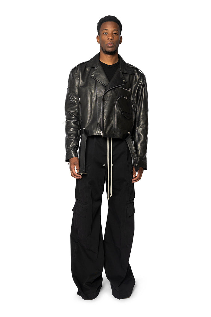 Rick Owens DRKSHDW DOUBLE CARGO JUMBO BELAS BLACK Black