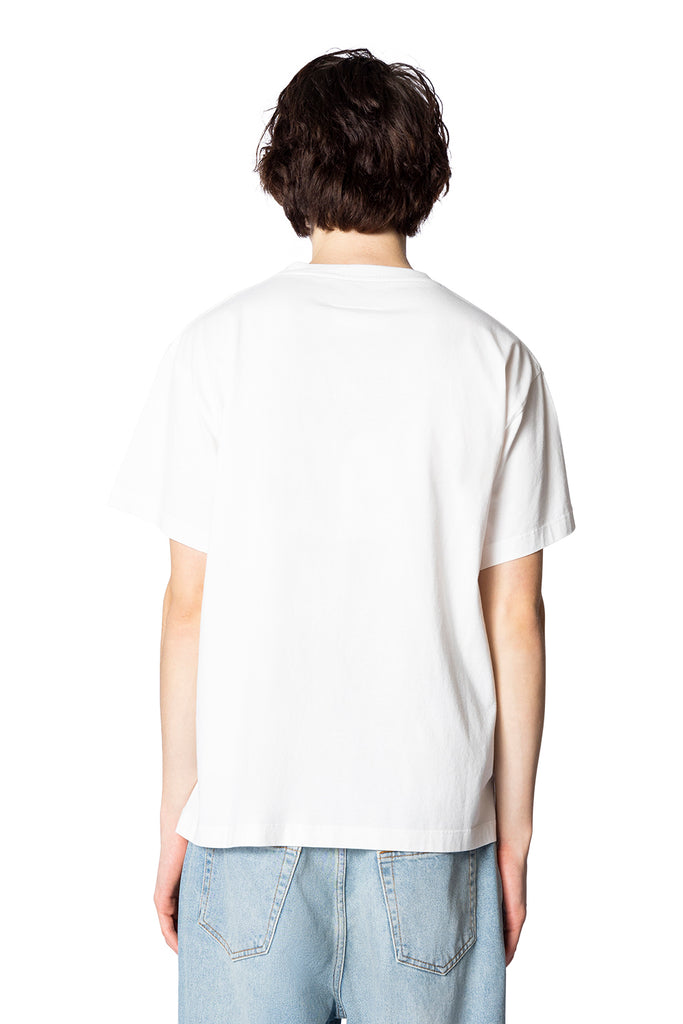 MM6 VARSITY PRINT T-SHIRT WHITE Beige