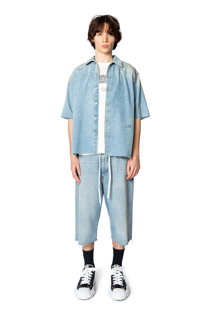 MM6 DENIM SHIRT BLUE Gray