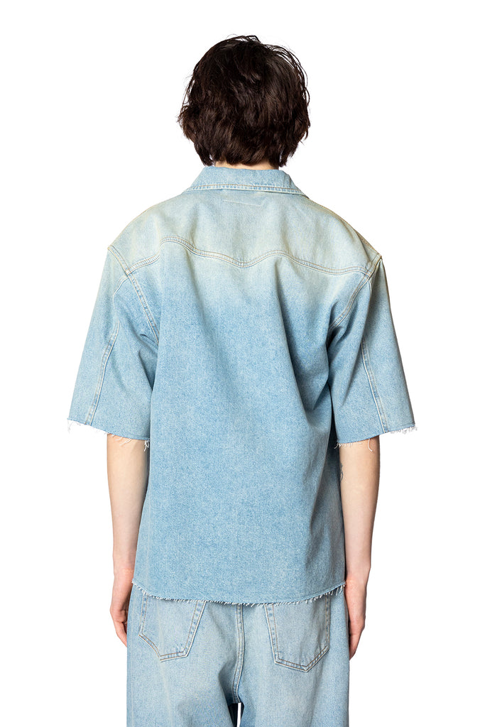 MM6 DENIM SHIRT BLUE Light Steel Blue