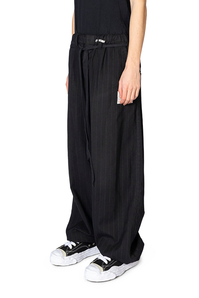 Maison Mihara Yasuhiro WIDE TROUSERS BLACK Black