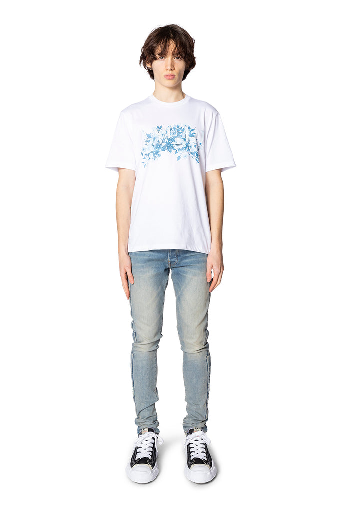 Amiri AMIRI GARDEN TEE WHITE Light Gray