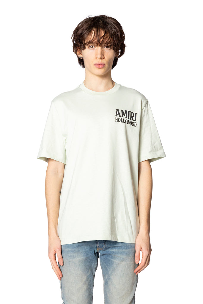 Amiri AMIRI JAZZ WOLF TEE PALE MINT Antique White