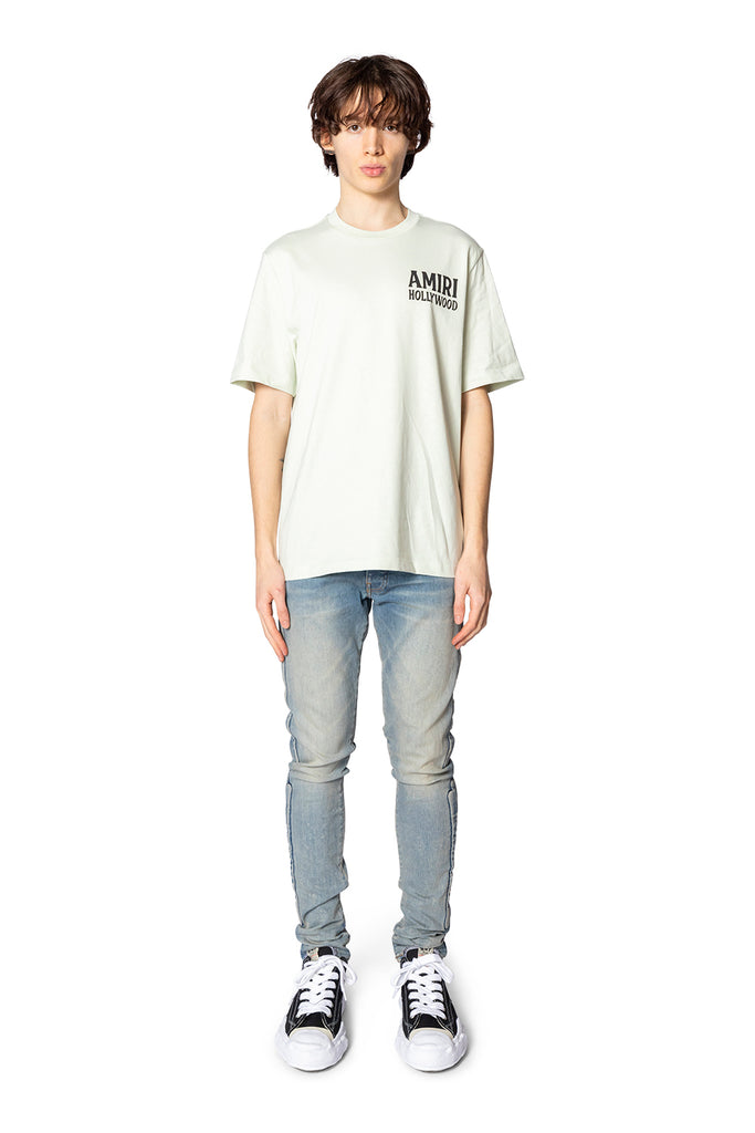 Amiri AMIRI JAZZ WOLF TEE PALE MINT Light Gray