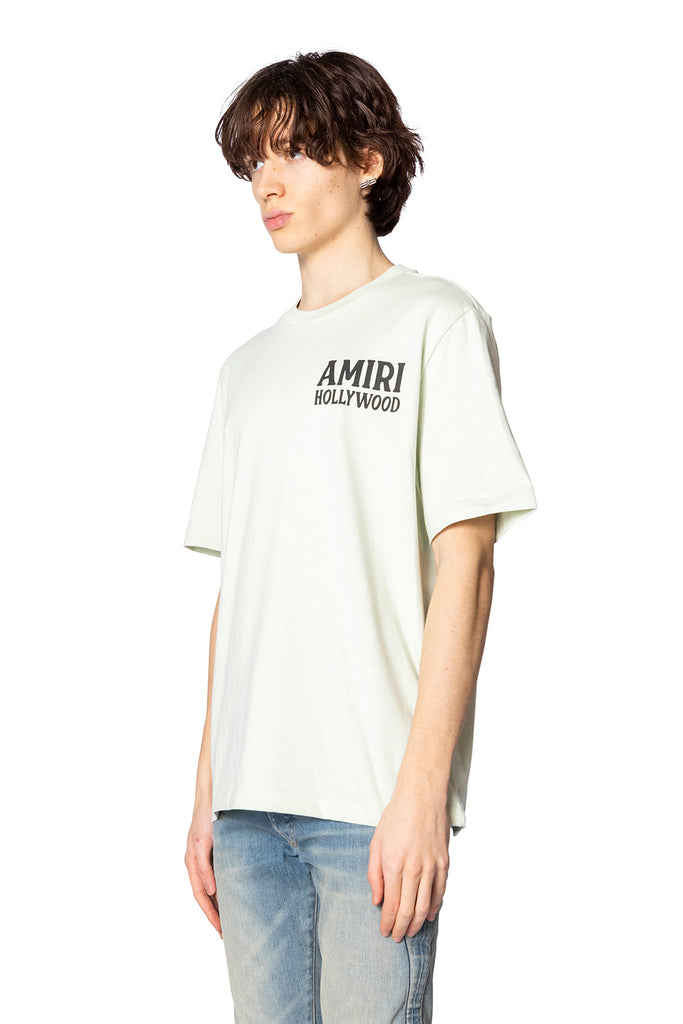 Amiri AMIRI JAZZ WOLF TEE PALE MINT Beige