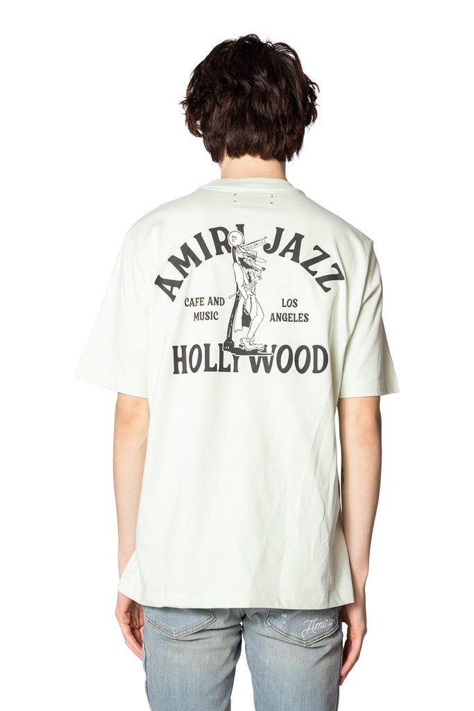 Amiri AMIRI JAZZ WOLF TEE PALE MINT Beige