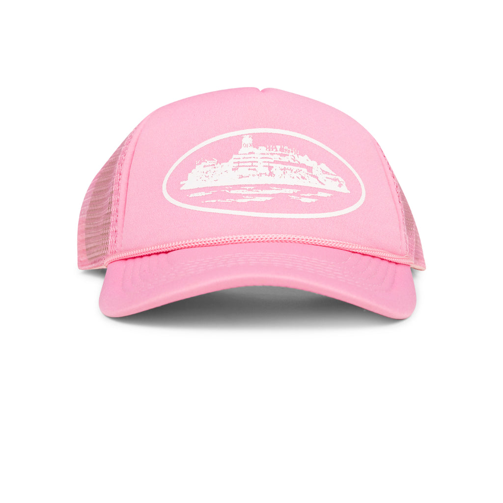 ANSH46 ARCHIVE ALCATRAZ TRUCKER CAP Pink