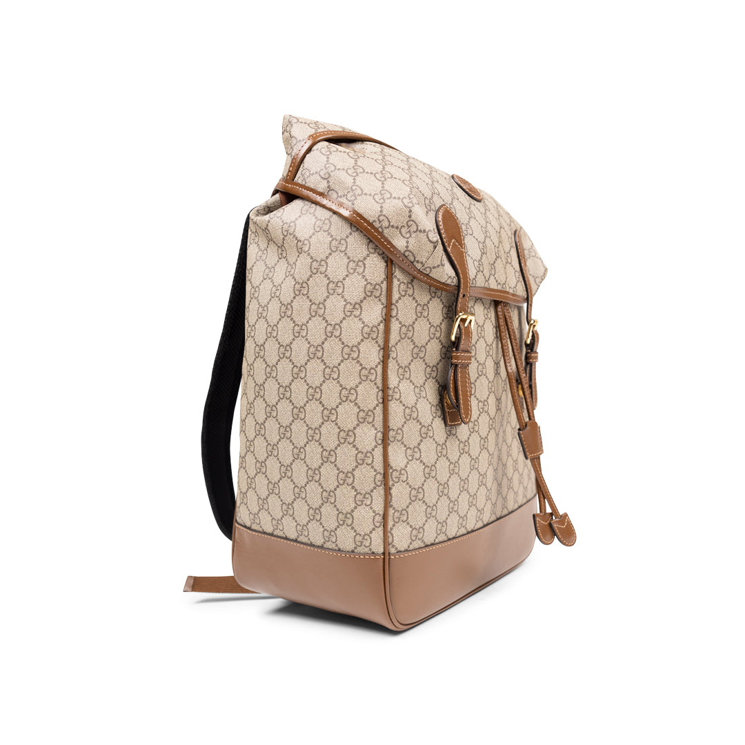 ANSH46 ARCHIVE MEDIUM BACKPACK WITH INTERLOCKING G Rosy Brown