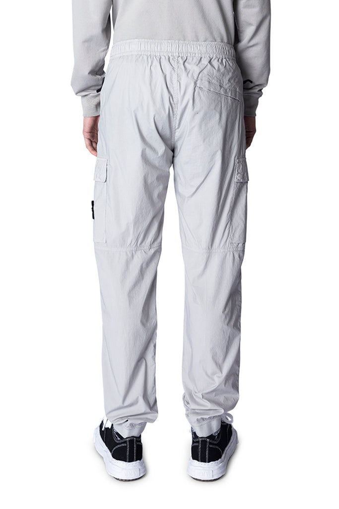 STONE ISLAND TROUSERS PEARL GREY Light Gray