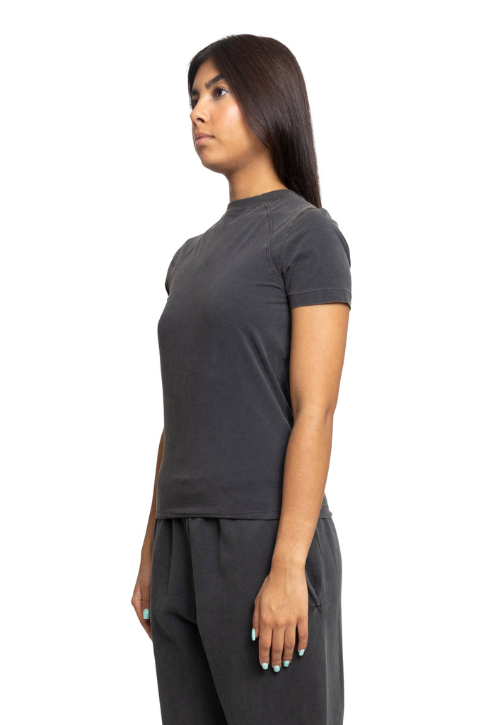 ENTIRE STUDIOS MINI TEE WASHED BLACK Dark Slate Gray