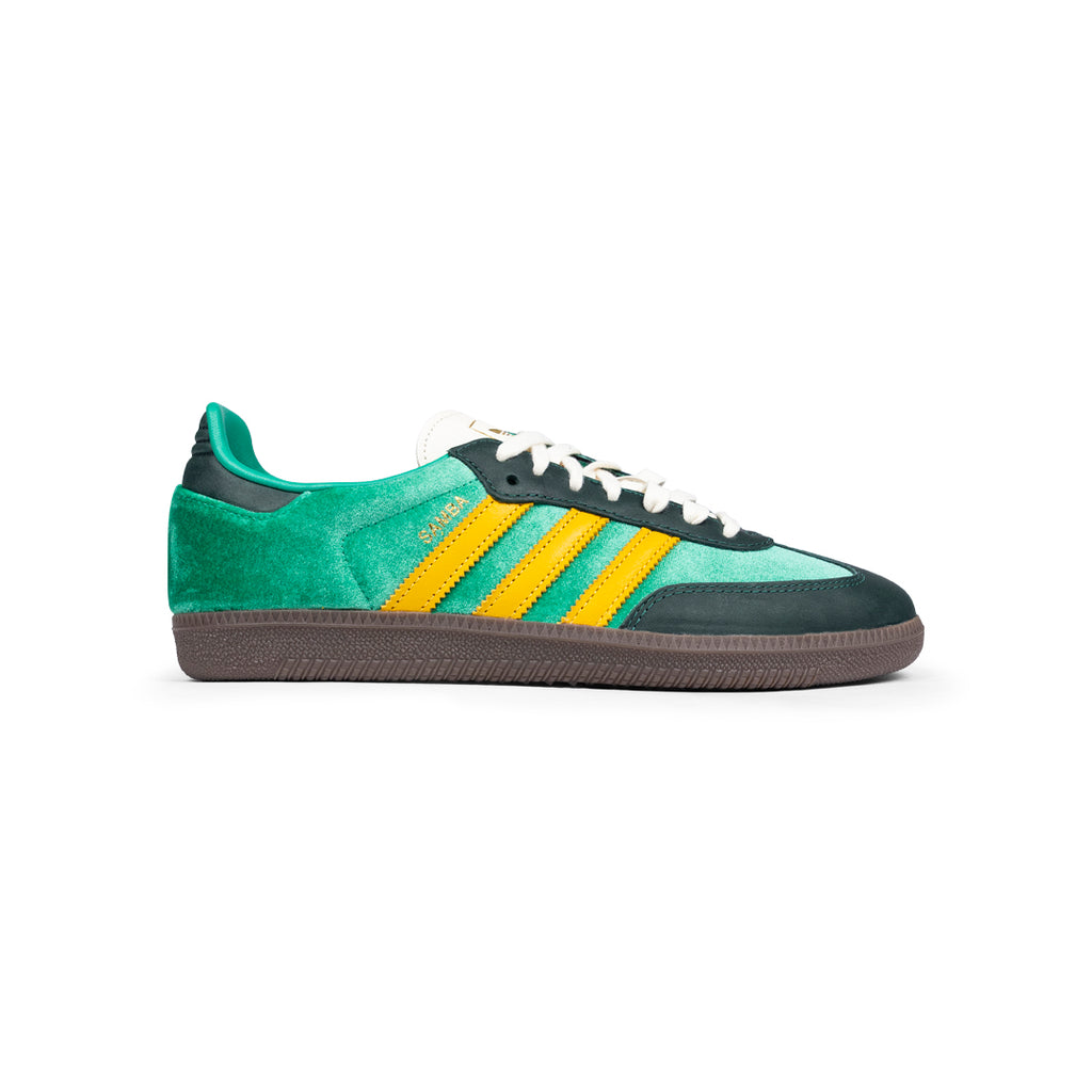 Adidas ADIDAS SAMBA OG COURT GREEN PRELOVED YELLOW WOMENS Dark Slate Gray