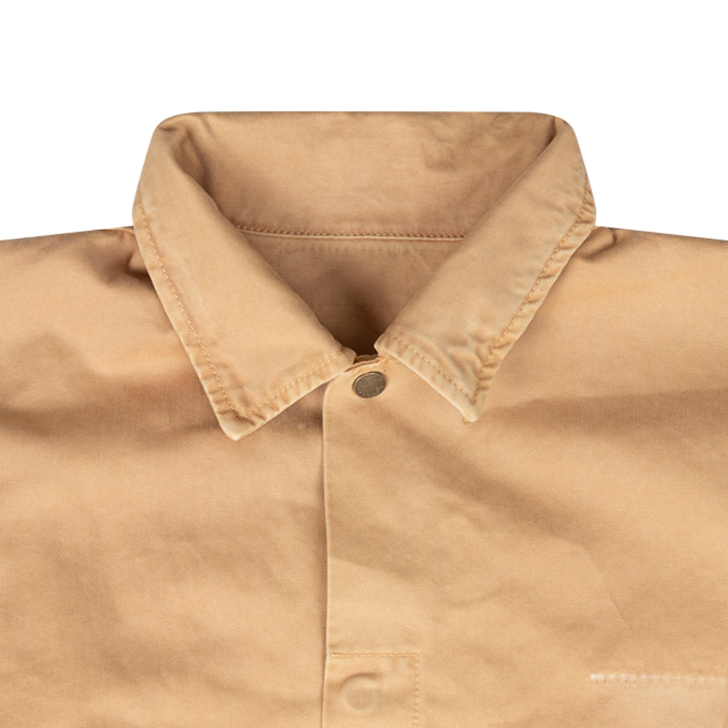 ANSH46 ARCHIVE WORKWEAR DENIM OVERSHIRT Tan