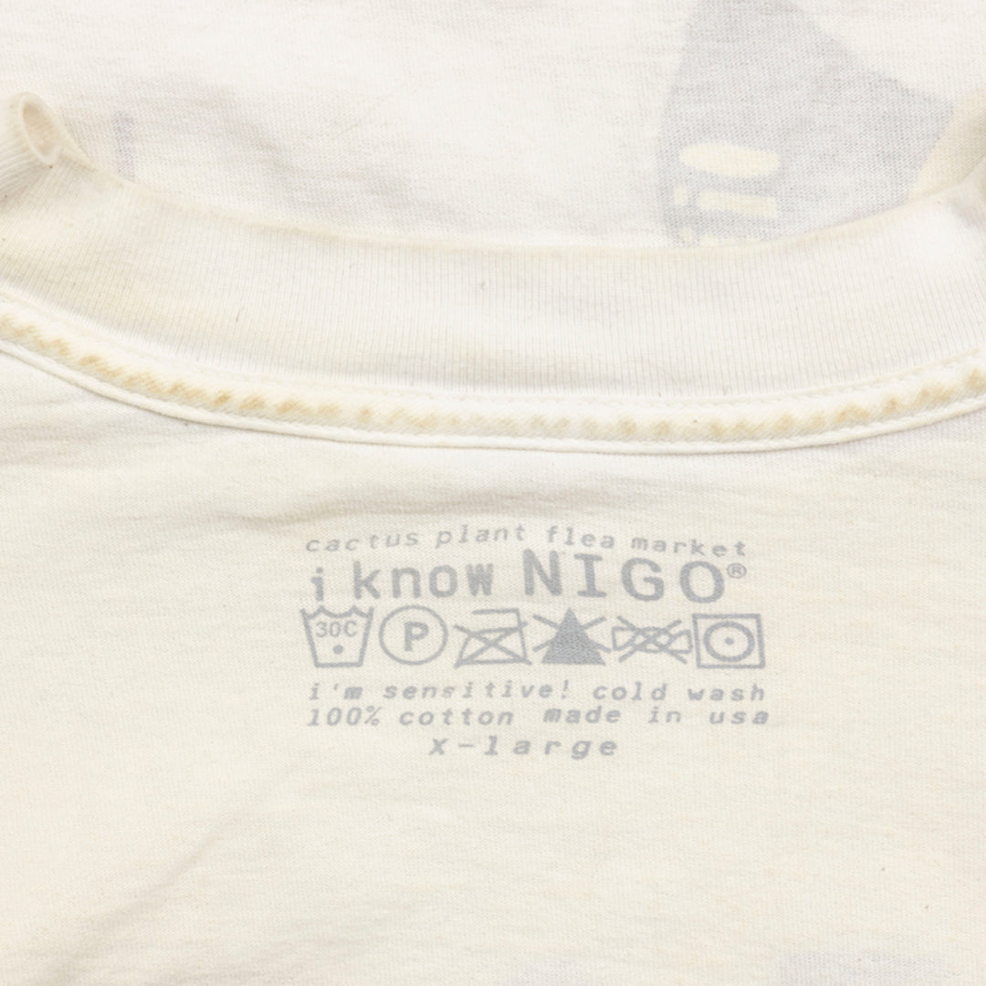 ANSH46 ARCHIVE I KNOW NIGO T-SHIRT Antique White