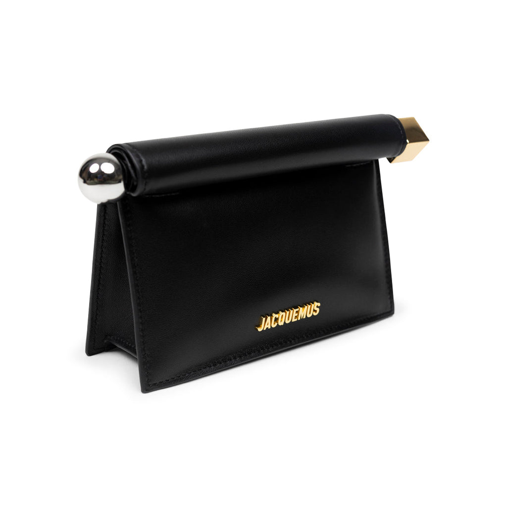 Jacquemus LA PETITE POCHETTE ROND C BLACK Black