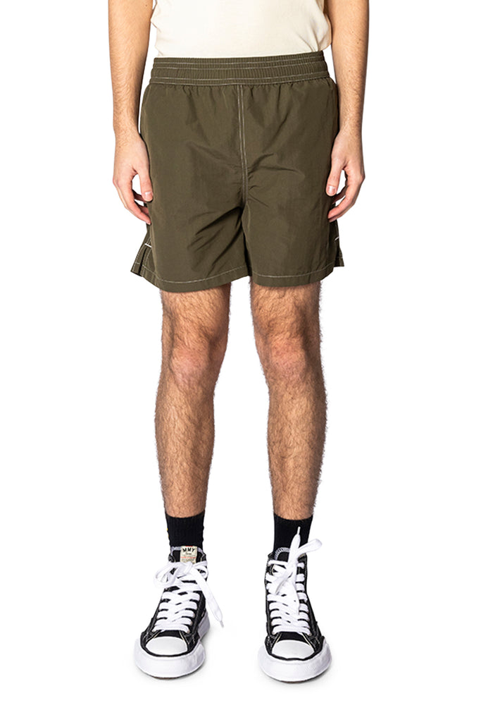 Ami Paris BEACH SHORT LODEN Dark Olive Green