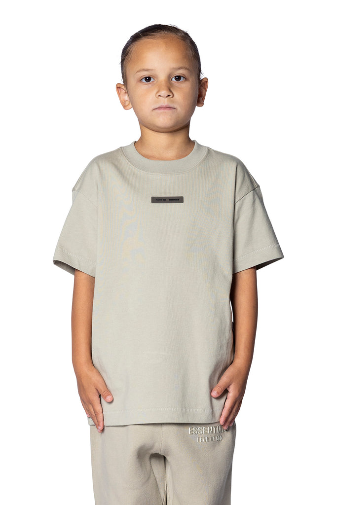 FOG ESSENTIALS KID'S ESSENTIAL LOUNGE T-SHIRT ABBEY STONE Gray
