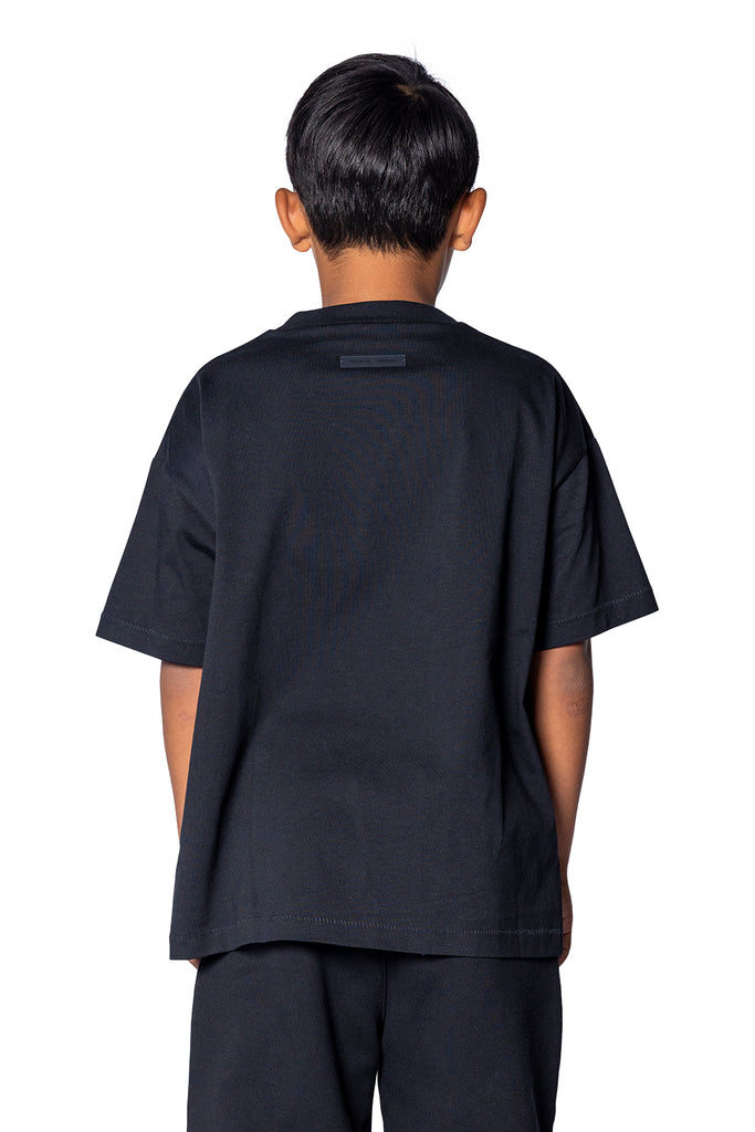 FOG ESSENTIALS KID'S CLASSIC CREWNECK TEE JET BLACK Dark Slate Gray