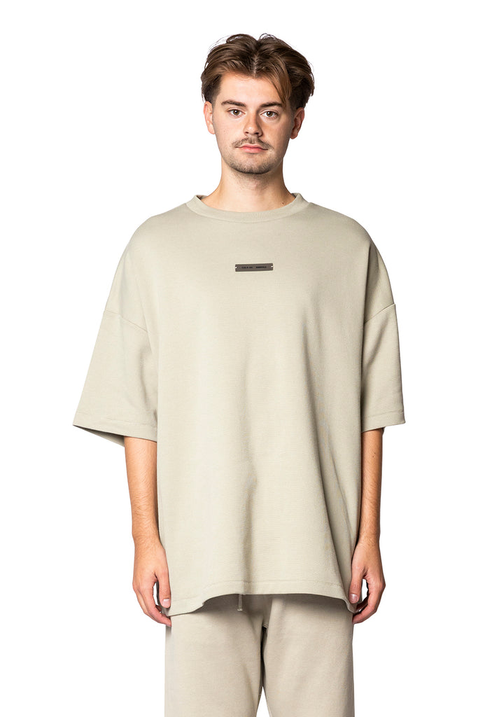 FOG ESSENTIALS 90'S FIT PIQUE CREWNECK ABBEY STONE Light Gray