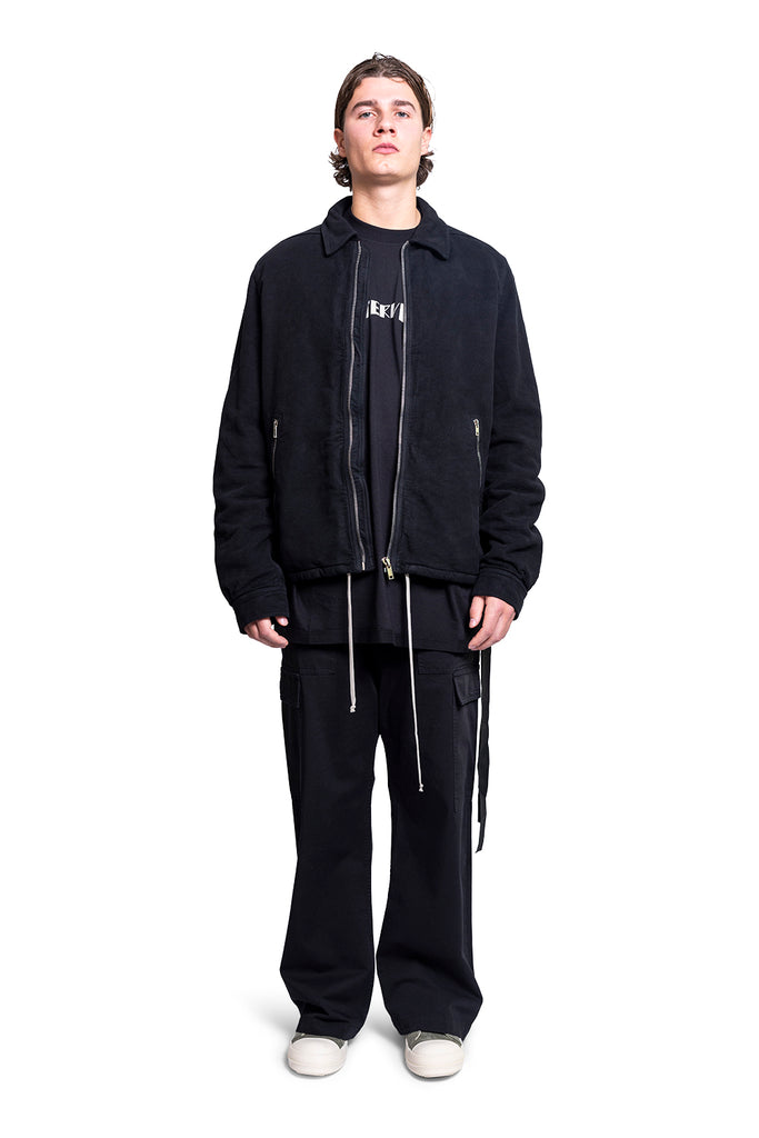 Rick Owens DRKSHDW ZIPFRONT JACKET DUST BLACK Black